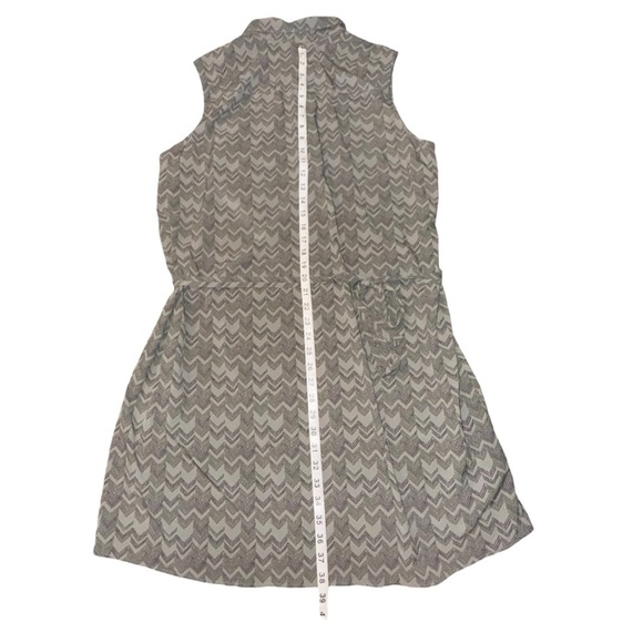 EDDIE BAUER Departure Sleeveless Shirt Dress - XXL Green (Sprig) Arrow Pattern - Picture 5 of 12